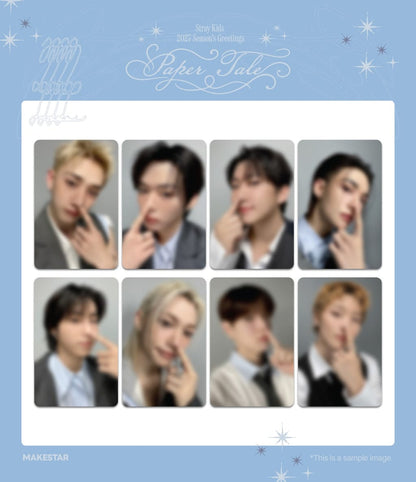 MAKESTAR Stray Kids Paper Tale photocard sample