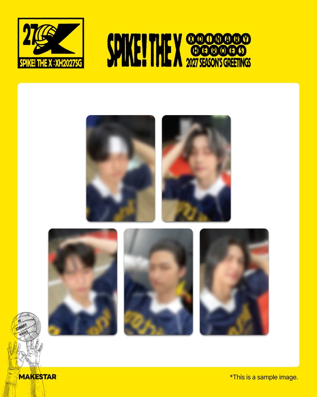 Xdinary Heroes MAKESTAR photocard sample