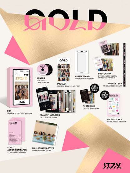 ITZY 9TH MINI ALBUM [GOLD/PHONE BOX VER.]