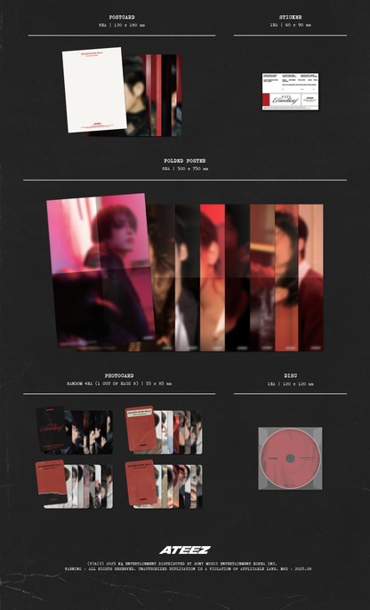 [PRE-ORDER] [MAKESTAR EXCLUSIVE] ATEEZ 12TH MINI ALBUM [GOLDEN HOUR : PART.3 ‘IN YOUR FANTASY EDITION’ (LIMITED)]
