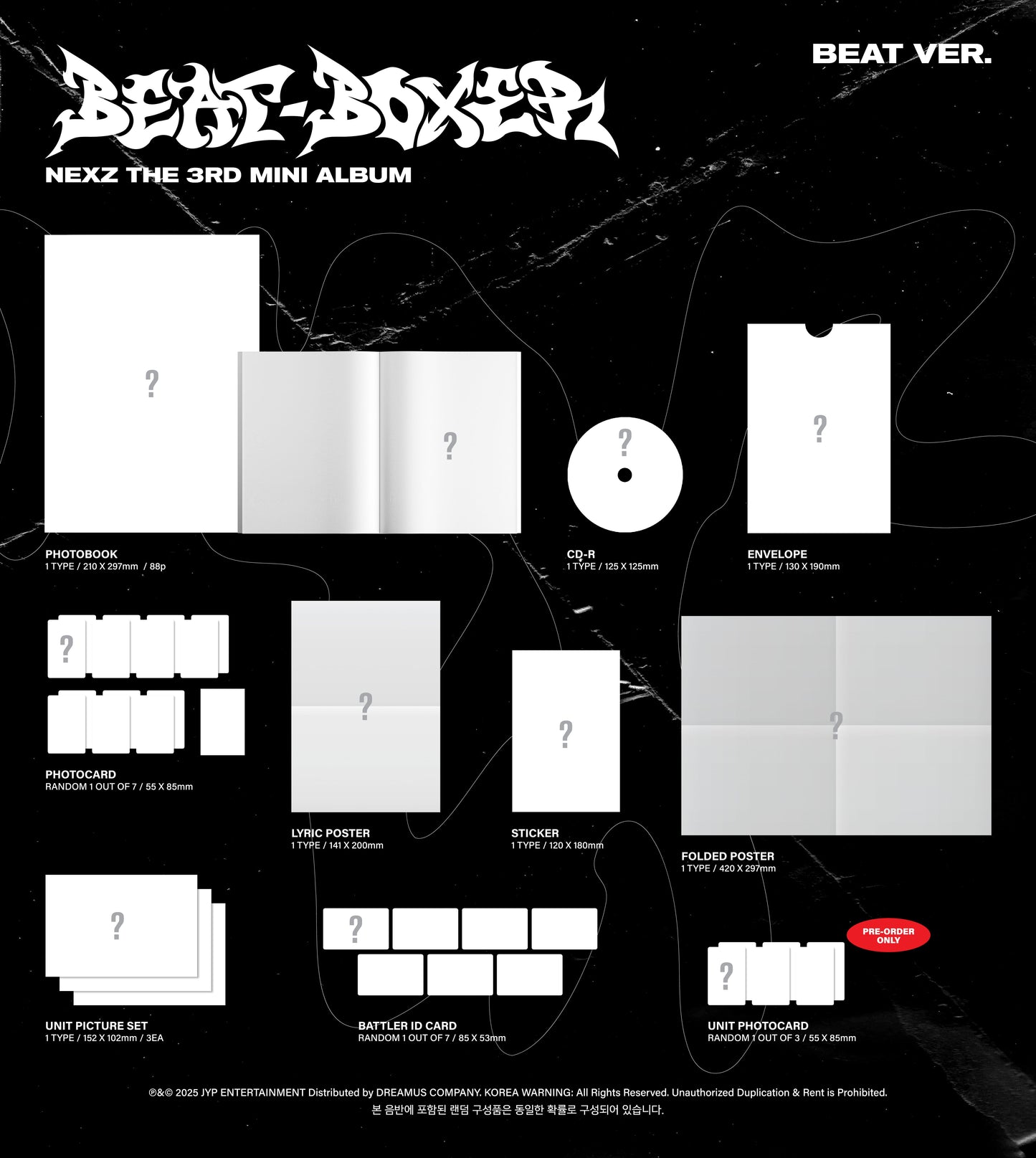 [PRE-ORDER] NEXZ 3RD MINI ALBUM [BEAT-BOXER/STANDARD VER.]