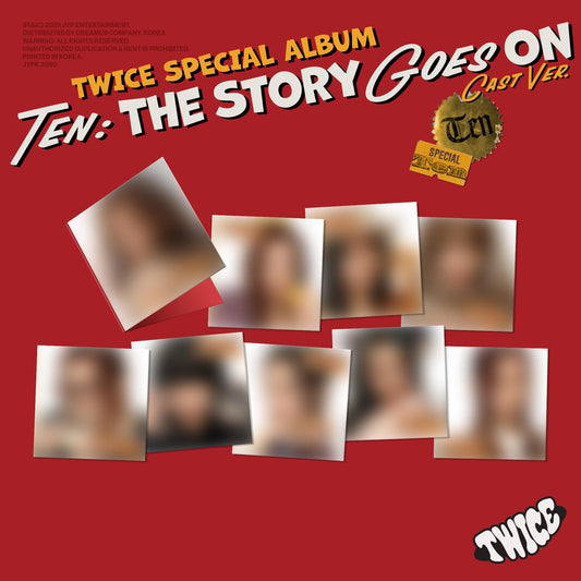 [PRE-ORDER] TWICE SPECIAL ALBUM [TEN: The Story Goes On/CAST VER.]