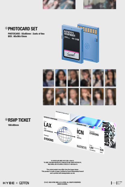 [PRE-ORDER] KATSEYE [KATSEYE'S VIEWFINDER IN SEOUL]
