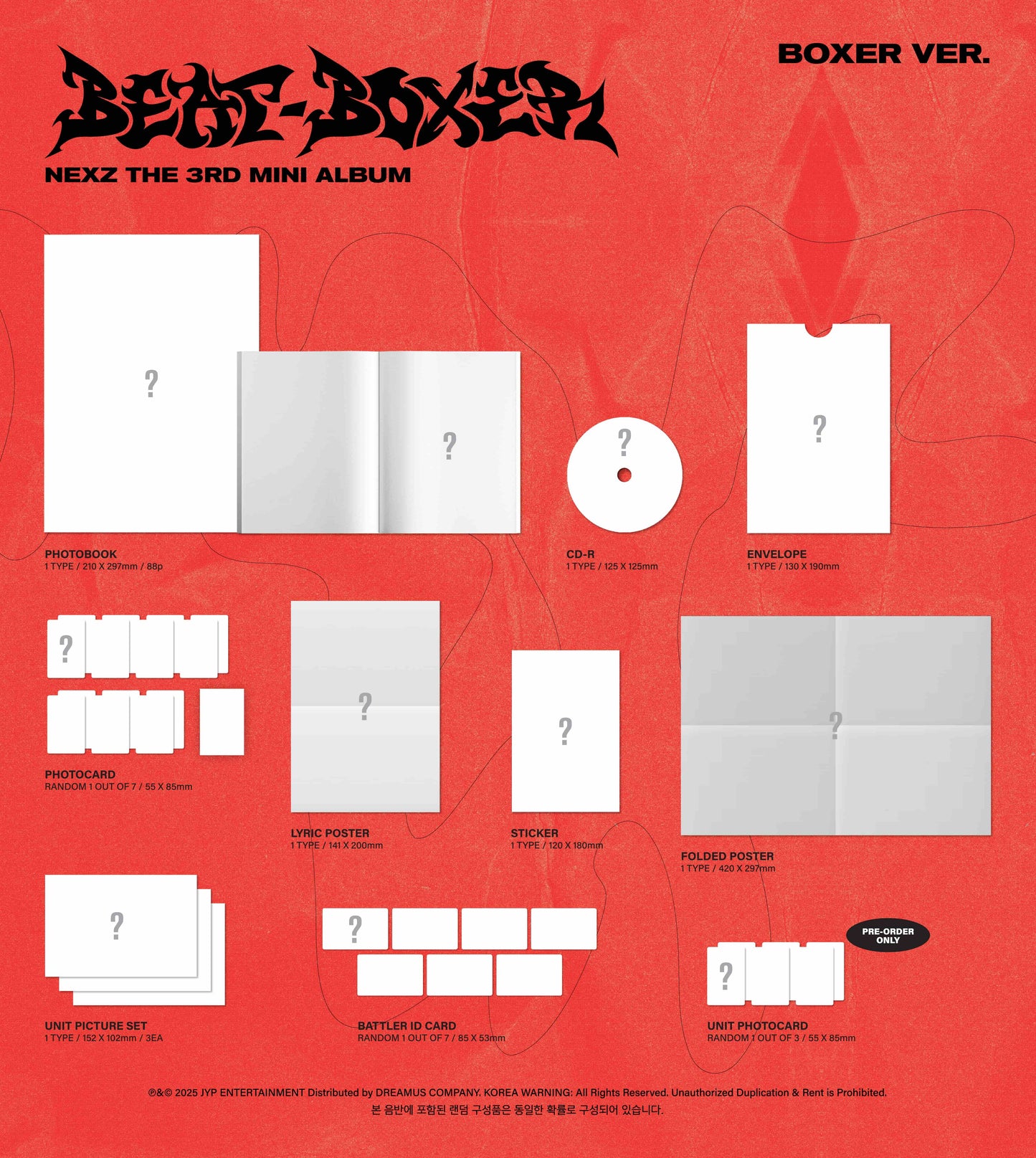 [PRE-ORDER] NEXZ 3RD MINI ALBUM [BEAT-BOXER/STANDARD VER.]