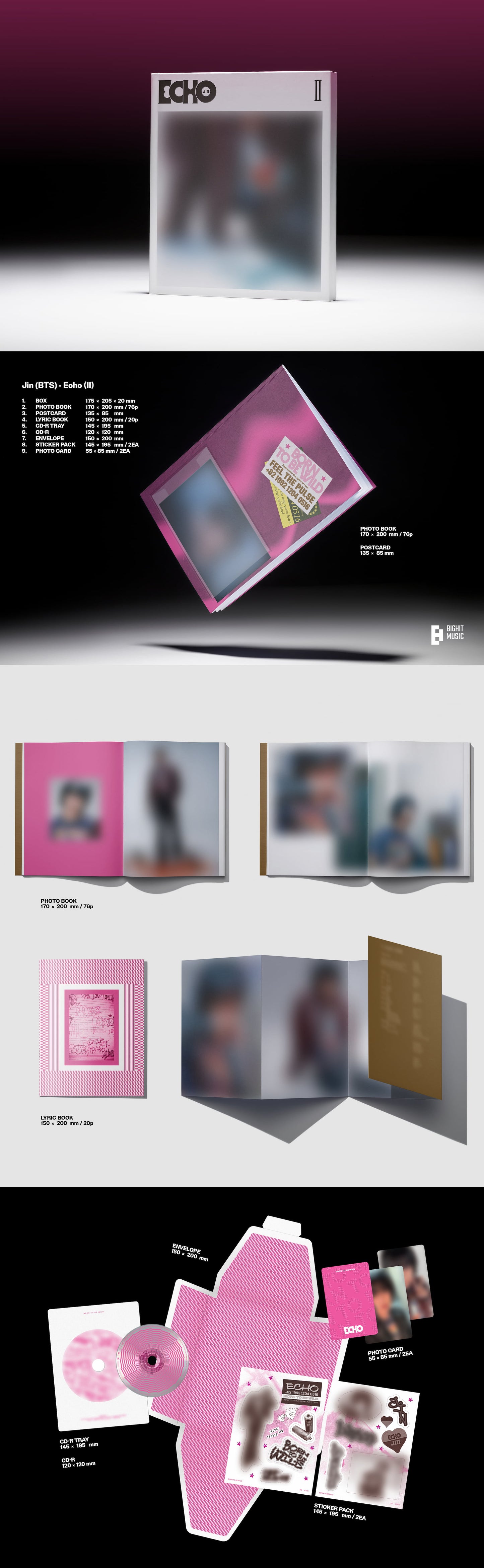 [PRE-ORDER] JIN 2ND MINI ALBUM [ECHO/Standard Ver.]