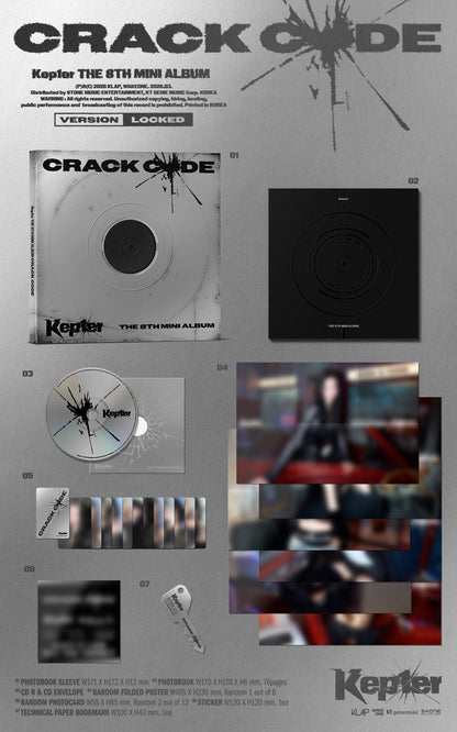 [PRE-ORDER ]Kep1er The 8th Mini Album [CRACK CODE / Standard ver.]