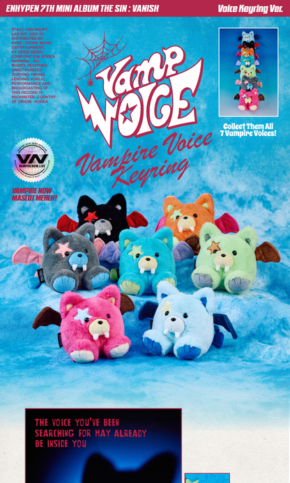 [PRE-ORDER] ENHYPEN [THE SIN : VANISH/Voice Keyring Ver.]