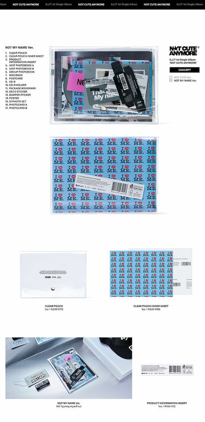 [PRE-ORDER] ILLIT 1st Single Album [NOT CUTE ANYMORE/Photobook ver.]