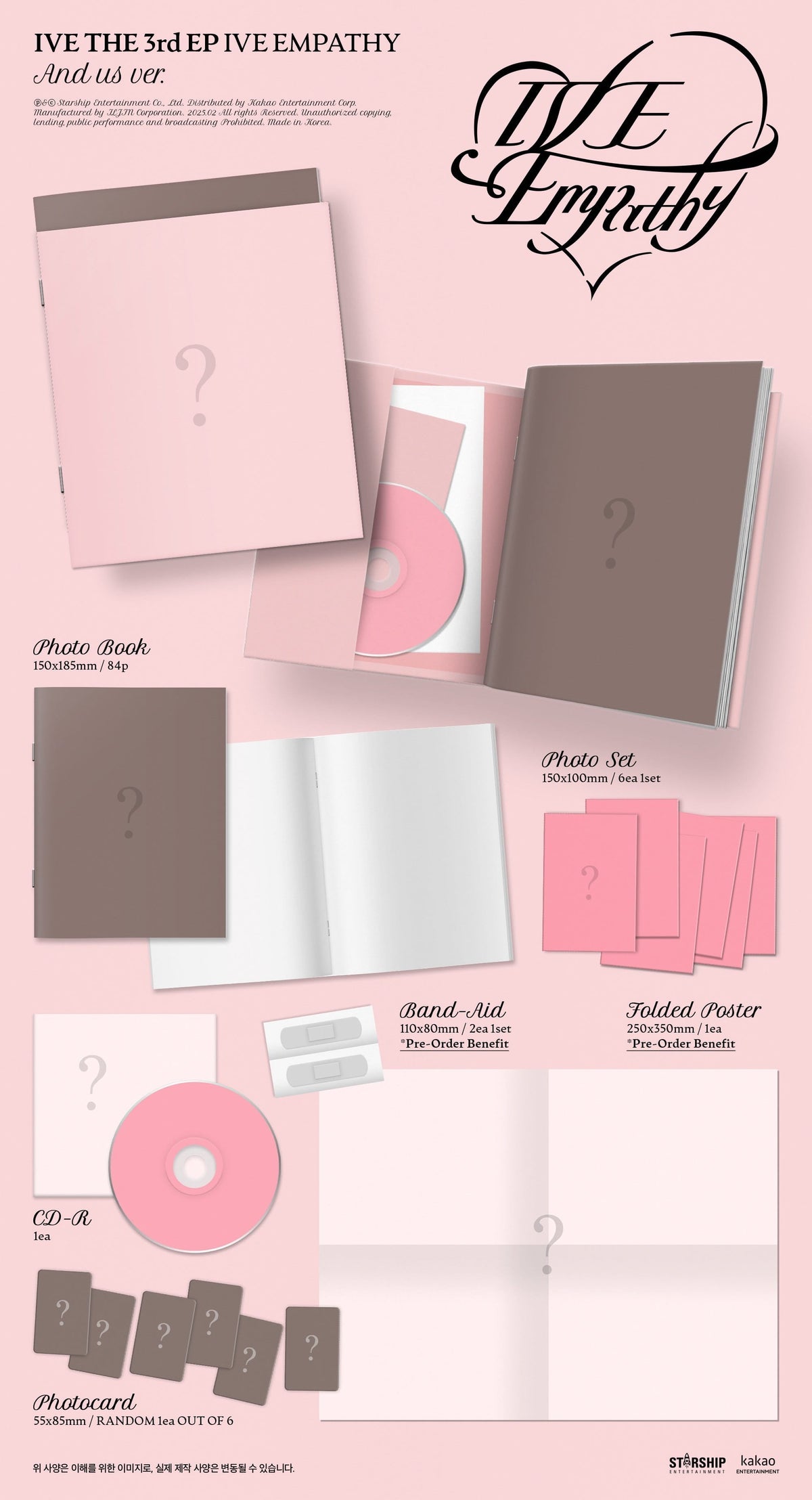 [MAKESTAR EXCLUSIVE] IVE 3RD EP ALBUM [EMPATHY/Standard Ver.] product image
