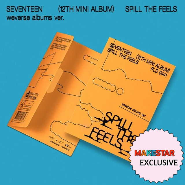 [PRE-ORDER] [MAKESTAR EXCLUSIVE] SEVENTEEN 12TH MINI ALBUM [SPILL THE FEELS/WEVERSE VER.]