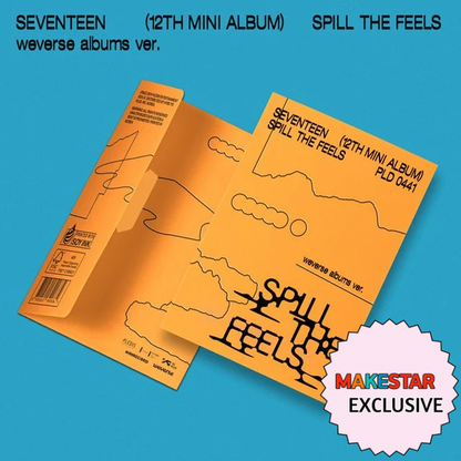 [PRE-ORDER] [MAKESTAR EXCLUSIVE] SEVENTEEN 12TH MINI ALBUM [SPILL THE FEELS/WEVERSE VER.]