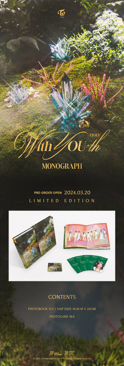 TWICE 13TH MINI ALBUM [WITH YOU-TH] (MONOGRAPH Ver)