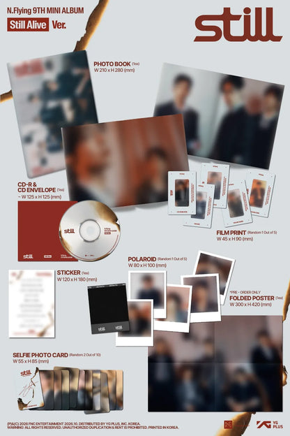 [PRE-ORDER] N.Flying 9th Mini Album [Still] (Photobook Ver.)