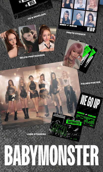BABYMONSTER 2ND MINI ALBUM [WE GO UP/STANDARD VER.]