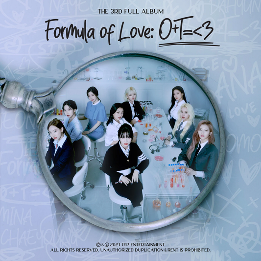 TWICE'S 3RD FULL ALBUM [FORMULA OF LOVE: O+T=<3]