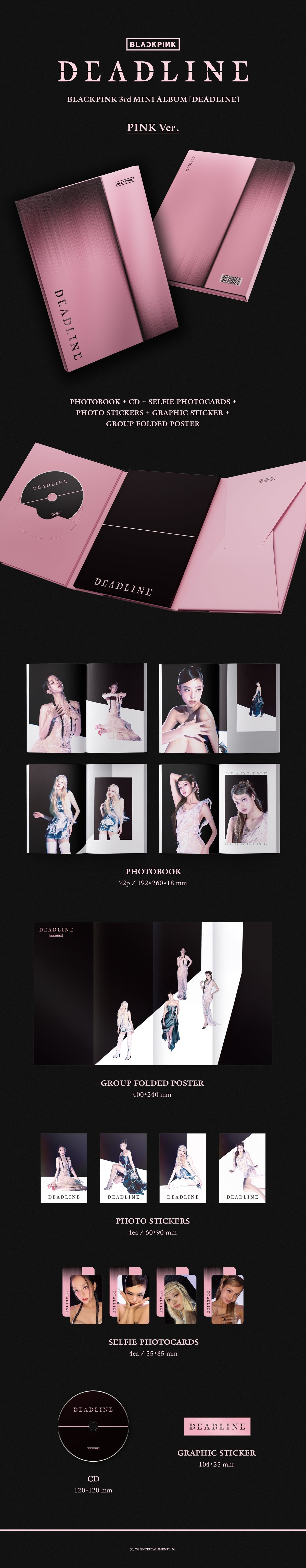 [MAKESTAR EXCLUSIVE] BLACKPINK 3rd MINI ALBUM [DEADLINE/STANDARD Ver.] product image