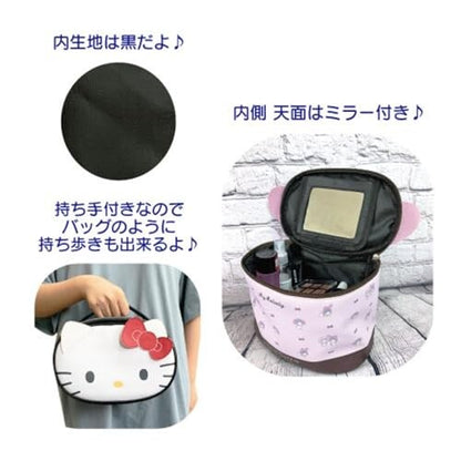 Sanrio Japan Kuromi Vanity Pouch with Mirror