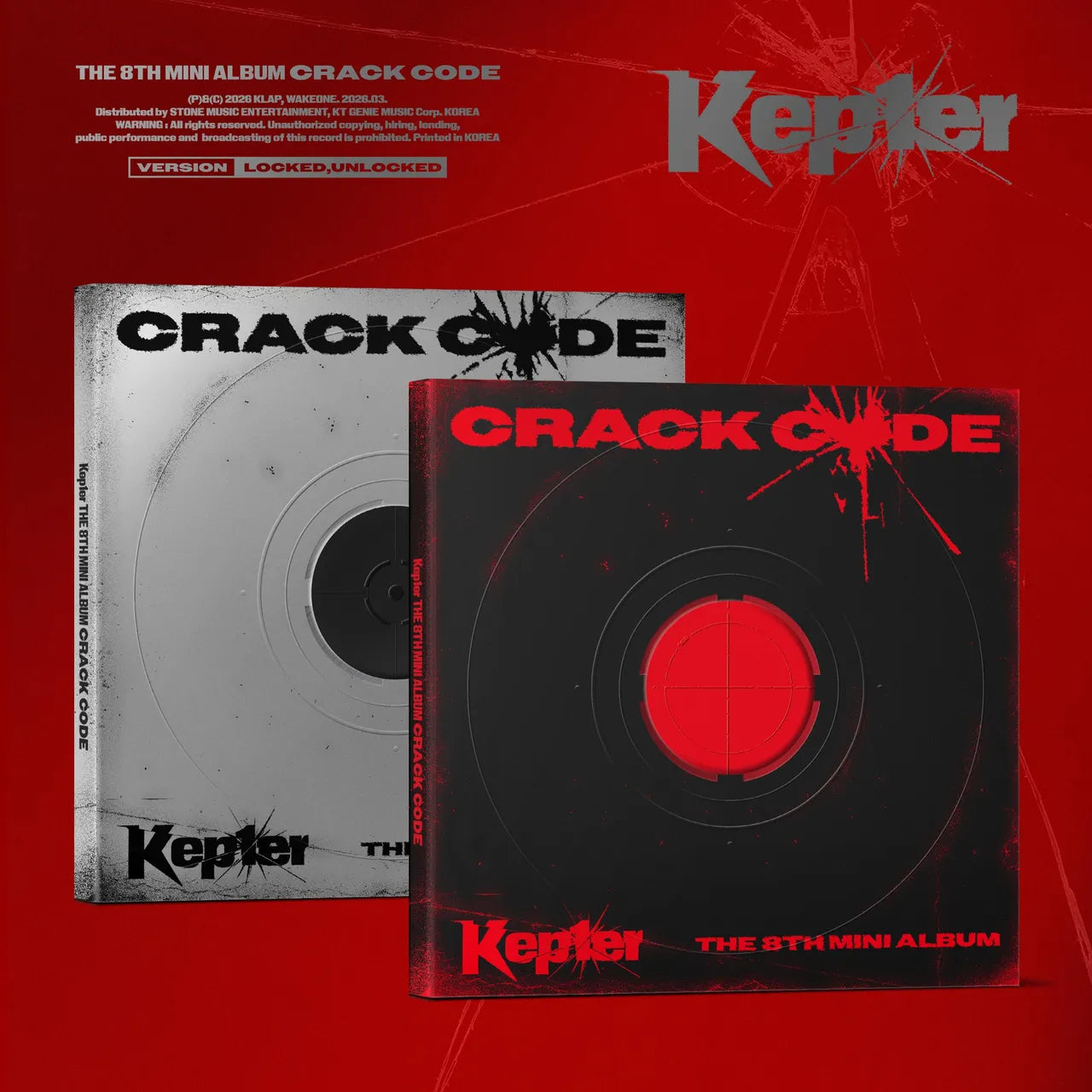 [PRE-ORDER ]Kep1er The 8th Mini Album [CRACK CODE / Standard ver.]