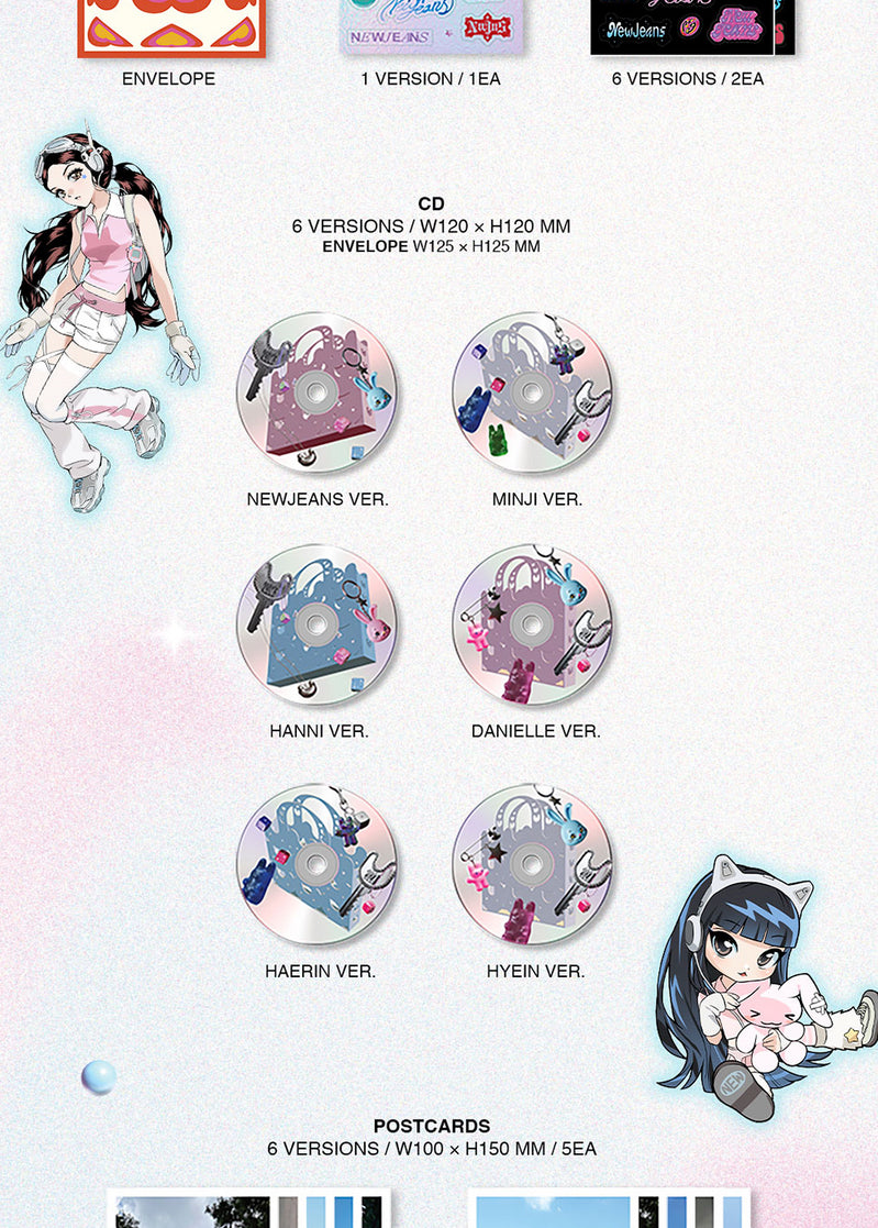 NEWJEANS 2ND ALBUM [GET UP/BUNNY BEACH BAG VER.] – Kawaii Alley