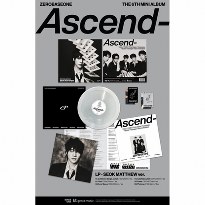 ZEROBASEONE The 6th Mini Album [Ascend- / Vinyl Ver]