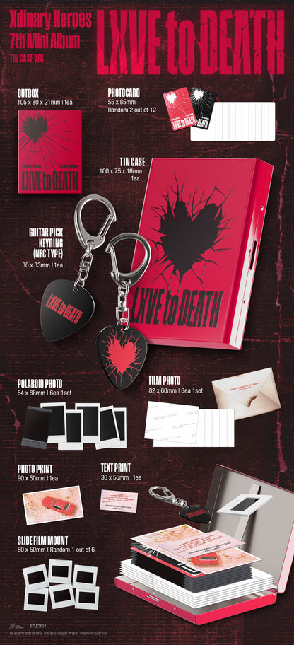[PRE-ORDER] XDINARY HEROES 7TH MINI ALBUM [LXVE TO DEATH/MD Ver.]