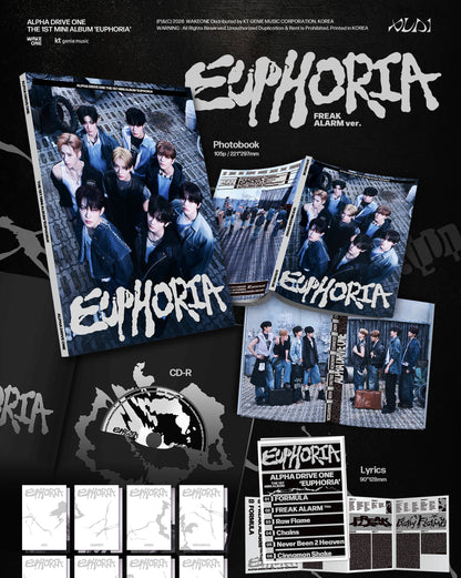 ALPHA DRIVE ONE THE 1ST MINI ALBUM [EUPHORIA/FREAK ALARM Ver.]