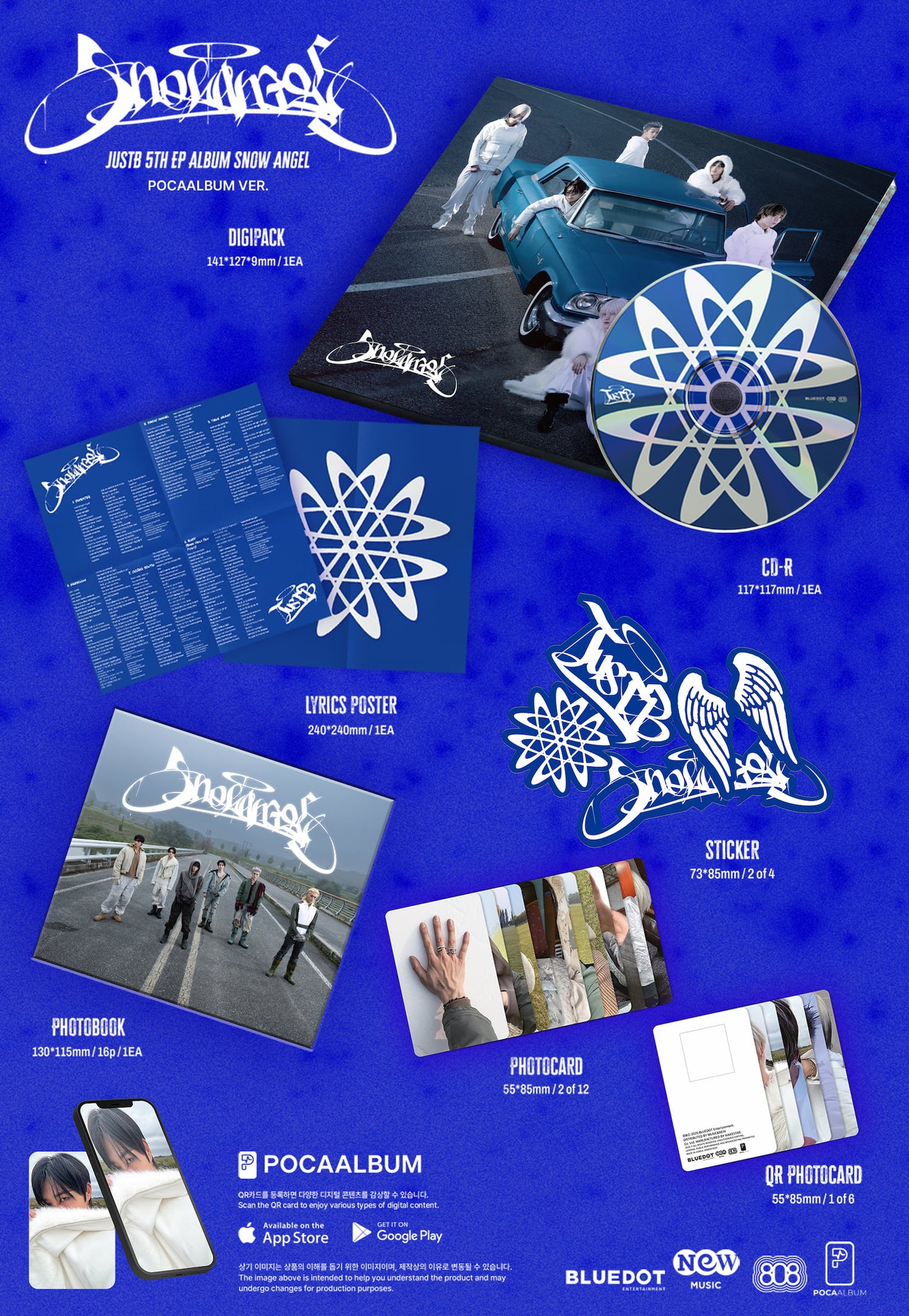 JUSTB [SNOW ANGEL/POCCAALBUM]