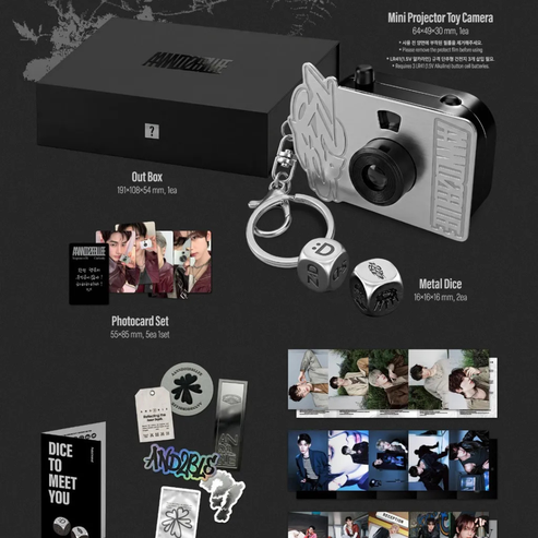 [PRE-ORDER] AND2BLE 1st Mini Album [Sequence 01: Curiosity/Curious VER (Limited Edition)]