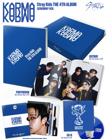 [MAKESTAR EXCLUSIVE] STRAY KIDS 4TH FULL ALBUM [KARMA/STANDARD VER.] product image