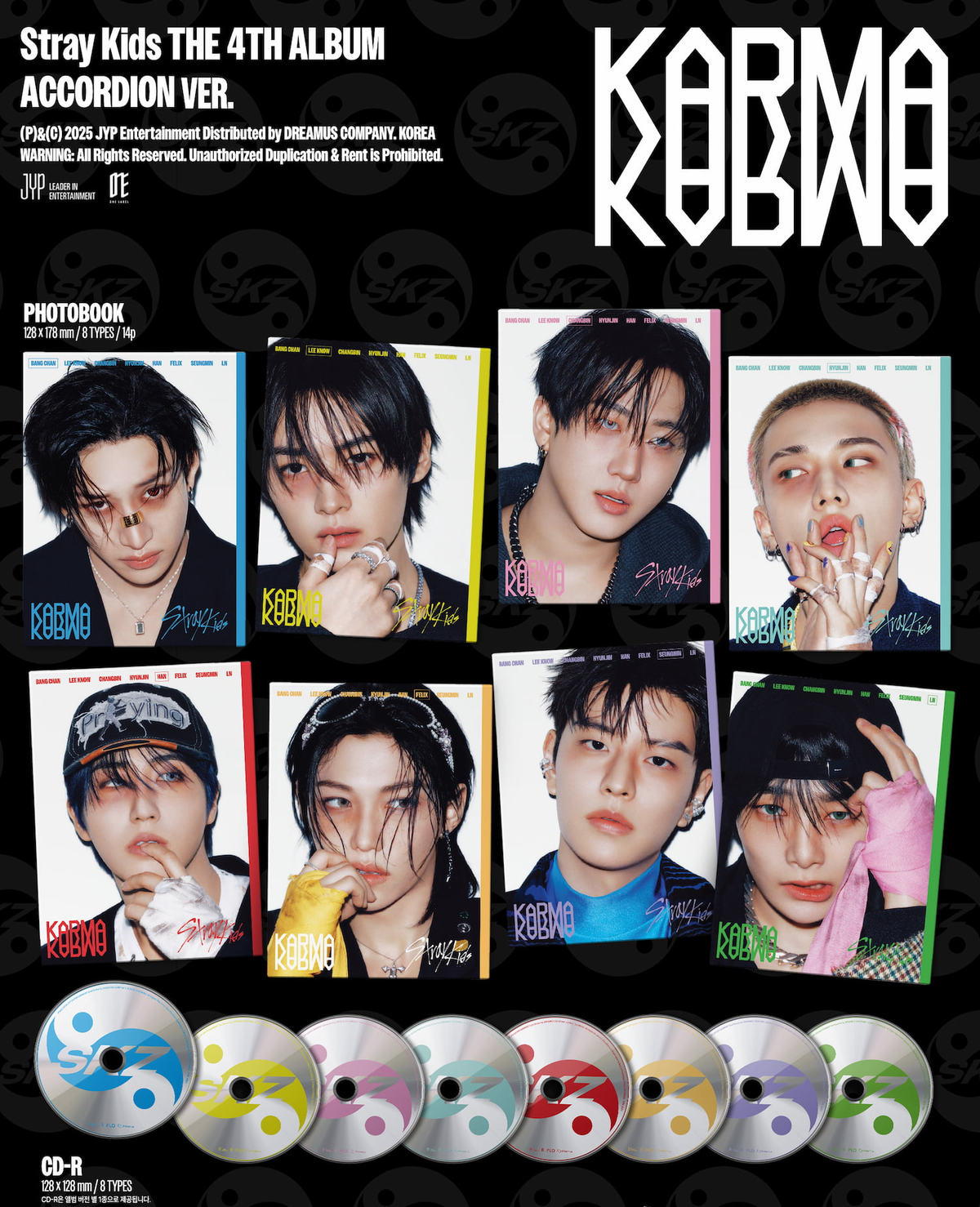 [MAKESTAR EXCLUSIVE] STRAY KIDS 4TH FULL ALBUM [KARMA/ACCORDION VER.] product image