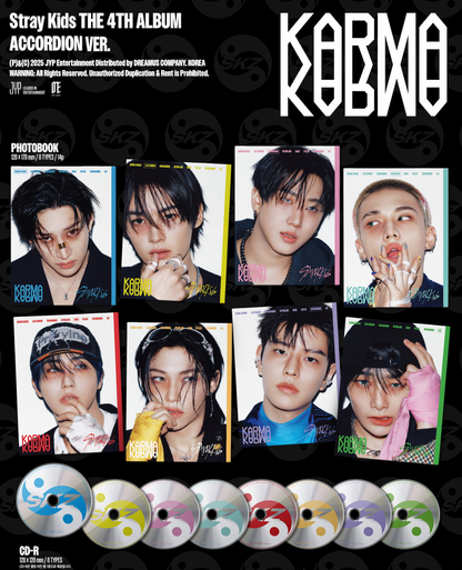 [MAKESTAR EXCLUSIVE] STRAY KIDS 4TH FULL ALBUM [KARMA/ACCORDION VER.] product image