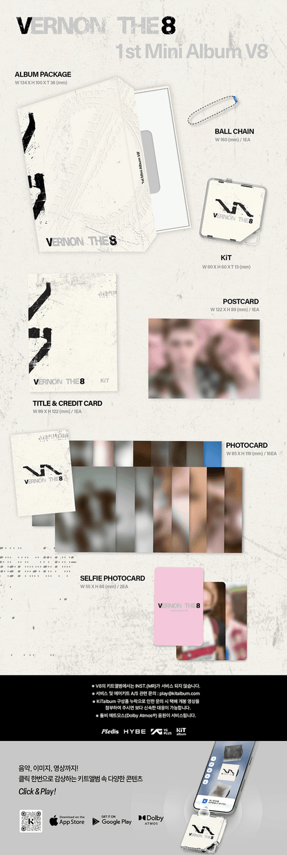 [PRE-ORDER] V8 1ST MINI ALBUM [V8/ KIT ver.]