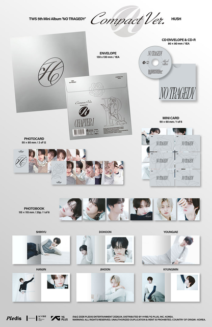TWS 5th Mini Album [NO TRAGEDY/Compact Ver. (HUSH)]