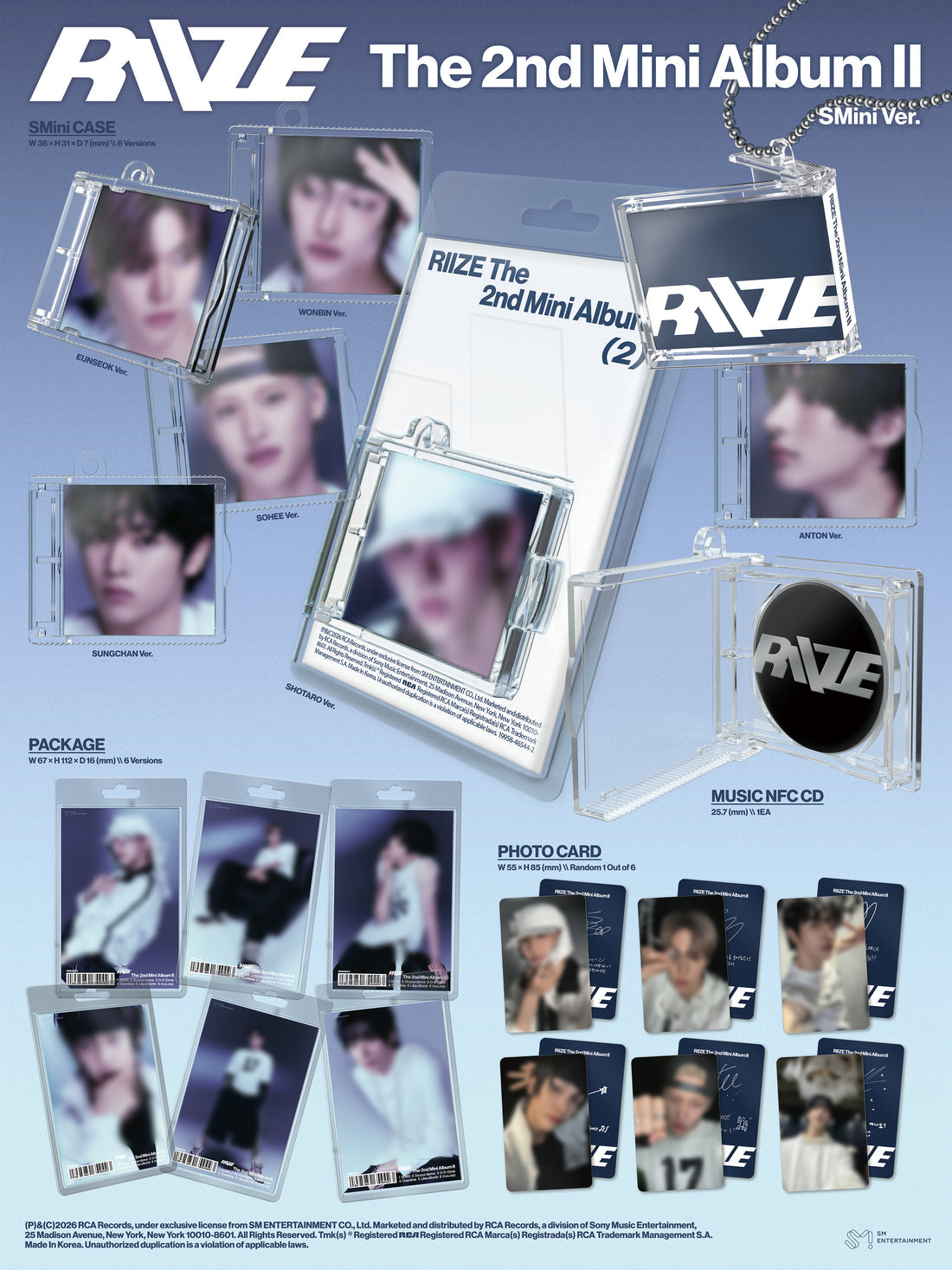 [PRE-ORDER] RIIZE 2nd MINI ALBUM (II/Smini Ver.)