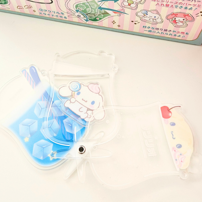 Sanrio Japan Cream Soda Acrylic Keychain Blind Box (Random)