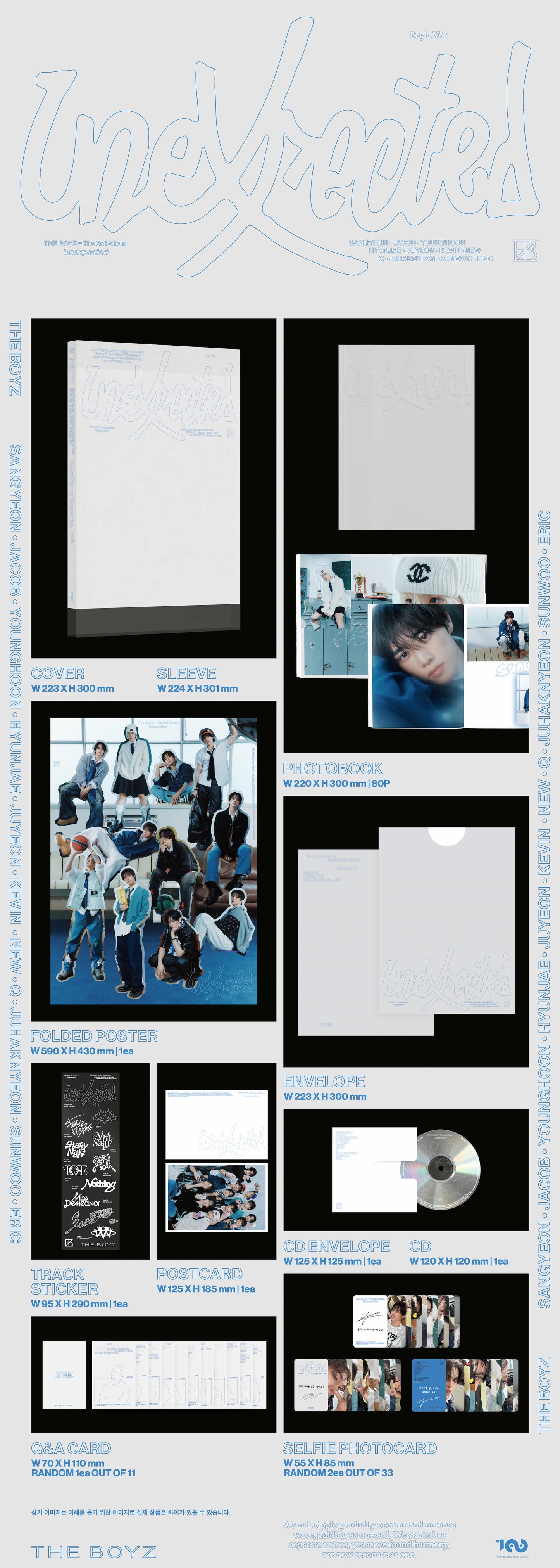 THE BOYZ 3RD MINI ALBUM [UNEXPECTED/PHOTOBOOK VER.]