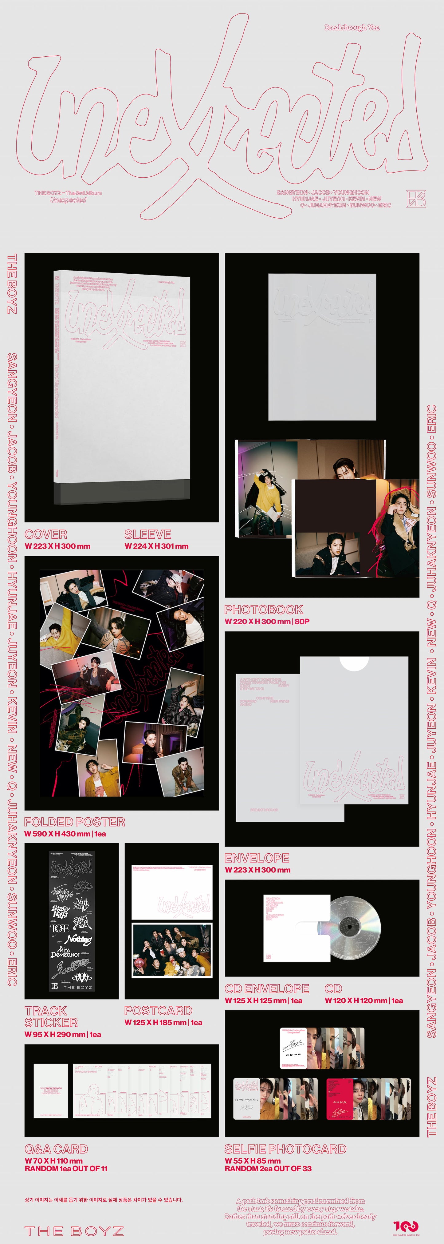 THE BOYZ 3RD MINI ALBUM [UNEXPECTED/PHOTOBOOK VER.]