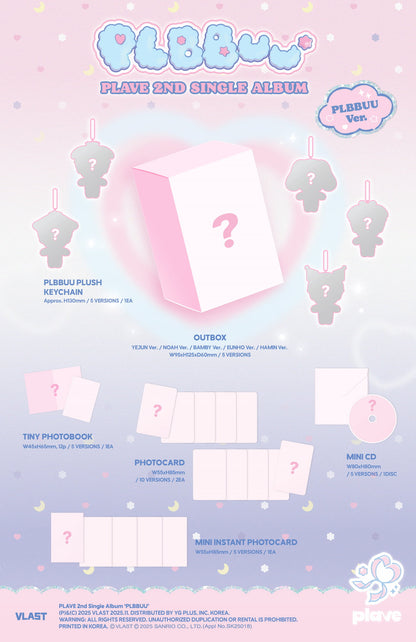 [PRE-ORDER] PLAVE 2ND SINGLE ALBUM [PLBBUU/PLBBUU VER.]