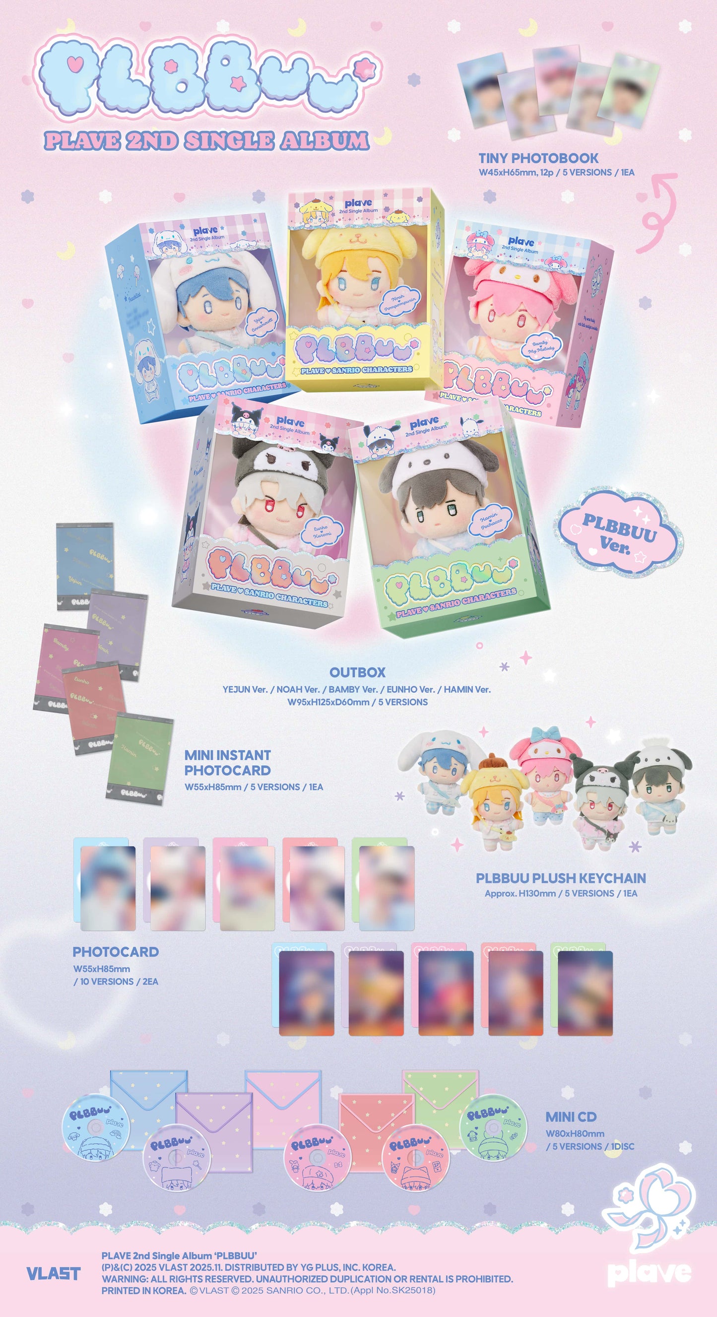 PLAVE 2ND SINGLE ALBUM [PLBBUU/PLBBUU VER./Random]