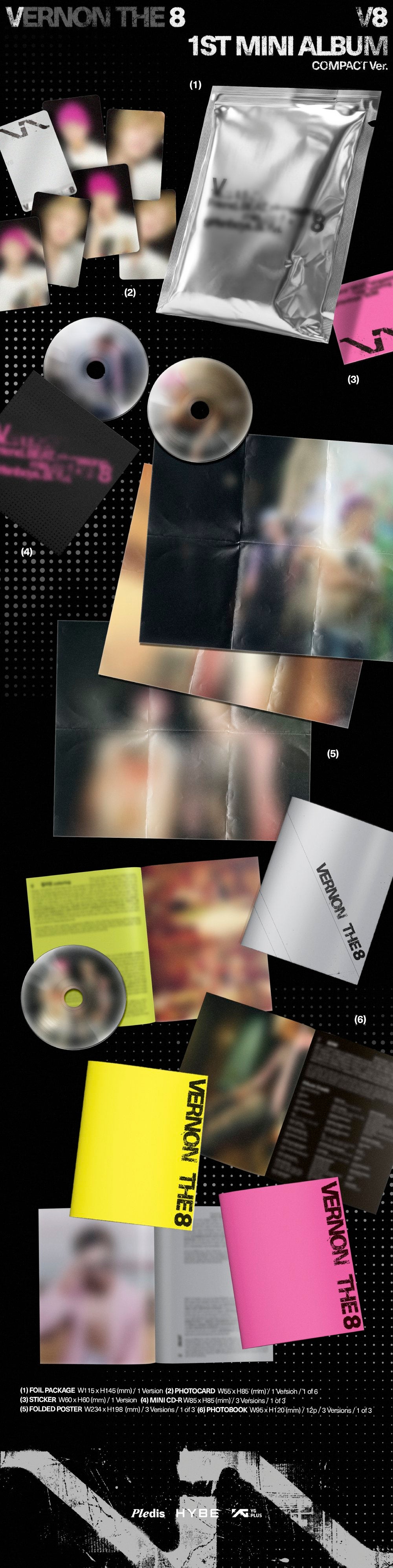 [PRE-ORDER] V8 1ST MINI ALBUM [V8/ Compact ver.]
