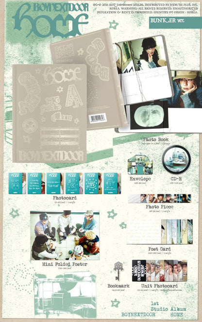 BOYNEXTDOOR 1ST STUDIO ALBUM [HOME/Standard Ver.]