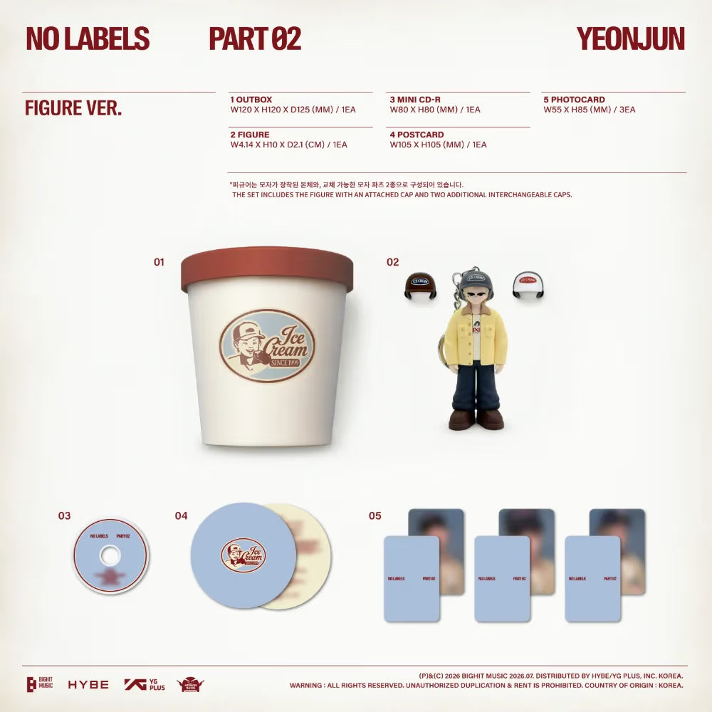 [PRE-ORDER] YEONJUN ALBUM [NO LABELS: PART 02/FIGURE VER.]
