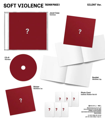 [PRE-ORDER] TAEMIN - PHASE I : SOFT VIOLENCE (JEWEL Ver.)