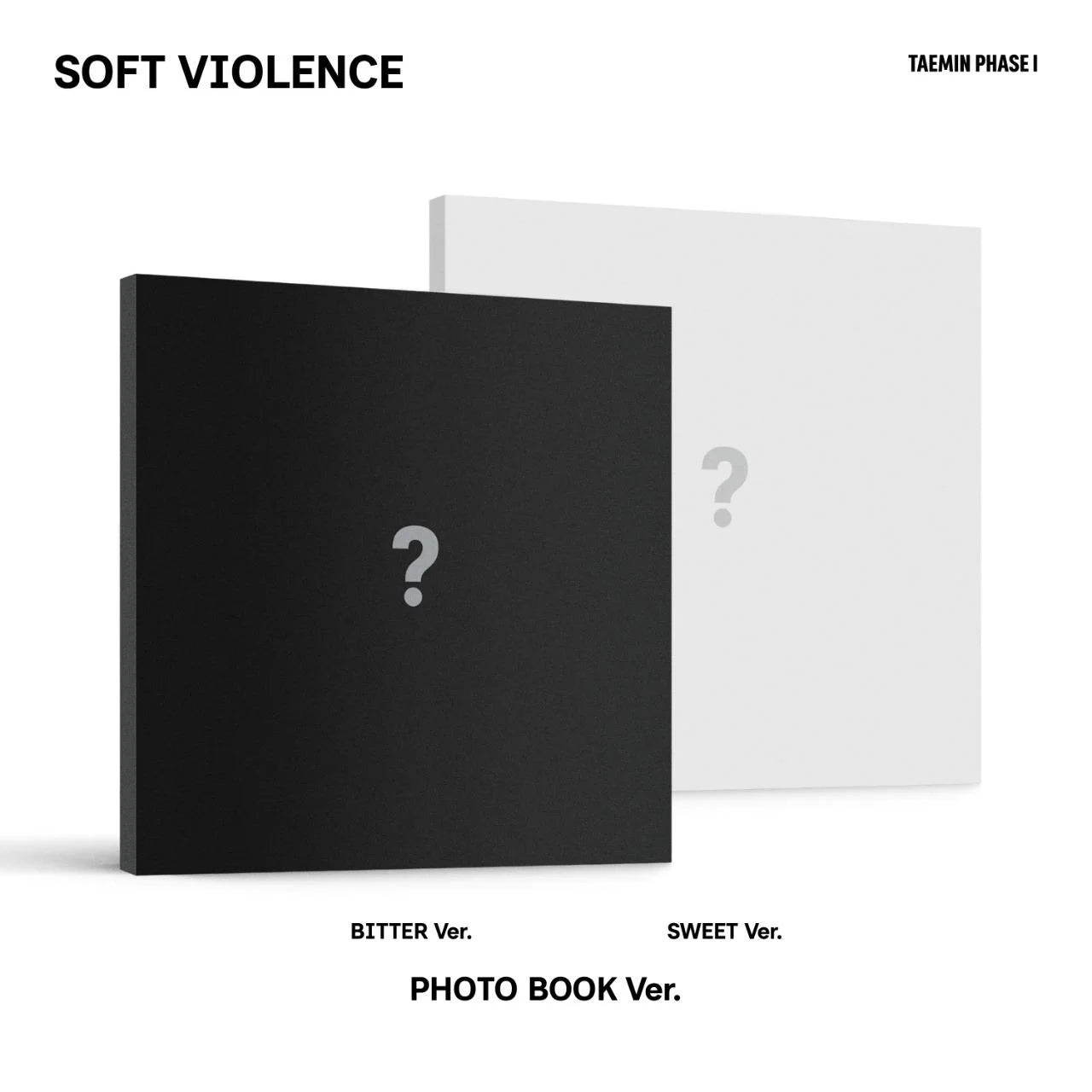 TAEMIN PHASE I SOFT VIOLENCE PHOTO BOOK Ver.