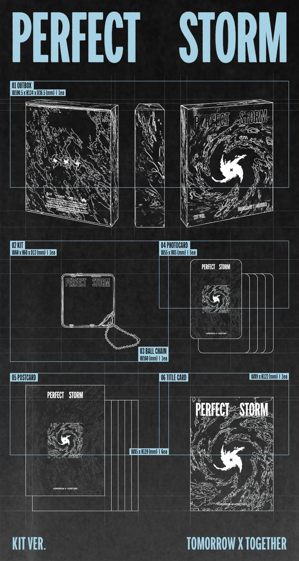 TXT KiT album package contents
