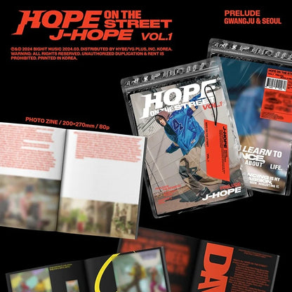 J-HOPE – HOPE ON THE STREET VOL.1 (2 VERSIONS RANDOM)