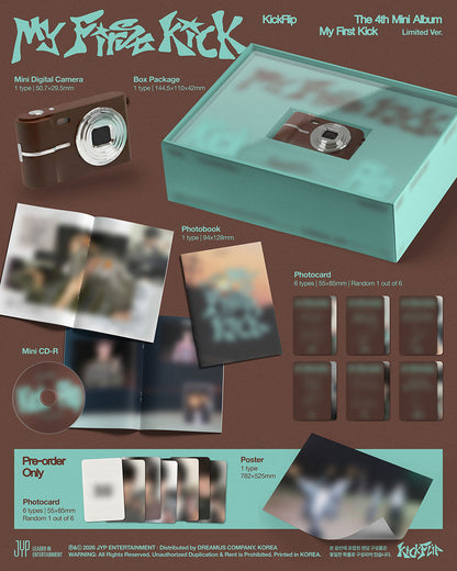 KickFlip The 4th Mini Album [My First Kick] (Limited Ver.)