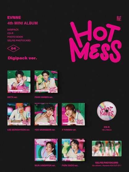 [PRE-ORDER] EVNNE 4TH MINI ALBUM [HOT MESS/DIGIPACK Ver.]