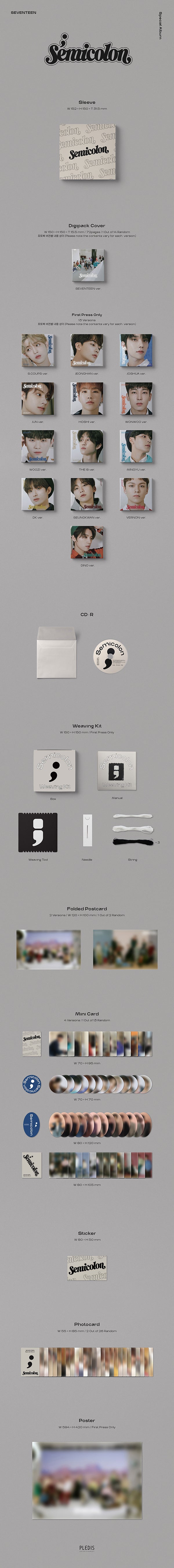 SEVENTEEN 2ND SPECIAL ALBUM [; Semicolon] – Kawaii Alley