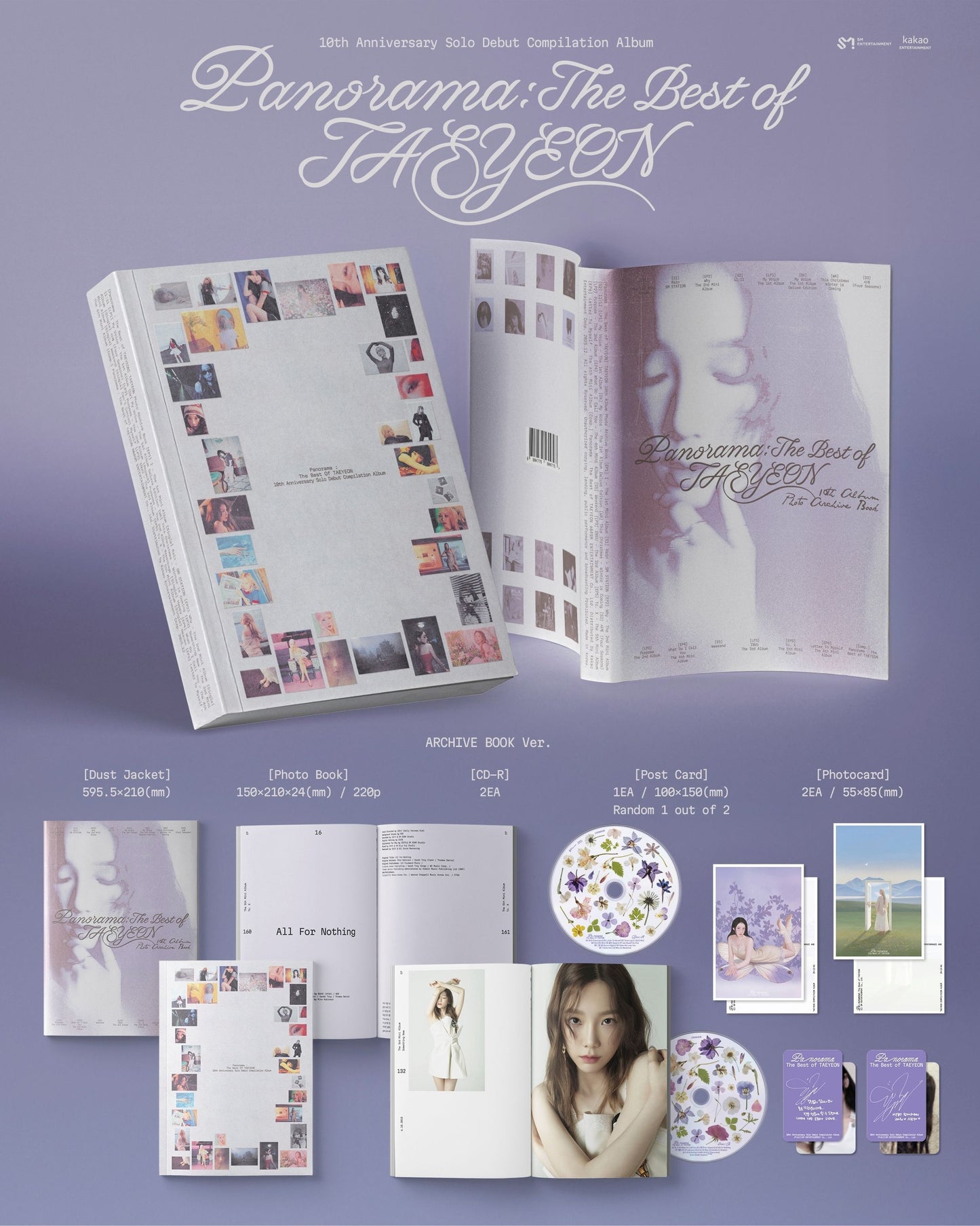 [PRE-ORDER] TAEYEON MINI ALBUM [Panorama : The Best of TAEYEON/ARCHIVE BOOK VER.]